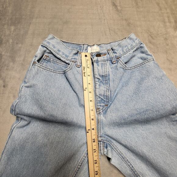 Vintage Moda Intl Jeans Womens 6 Petite Slim Light Wash USA Classic 90s Denim - Picture 7 of 10